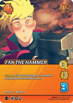 Fan the Hammer (Alternate Art) [Cowboy Bebop and Trigun Stampede CS]