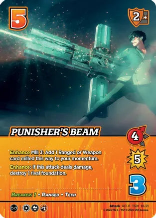 Punisher's Beam (Alternate Art) - Challenger Series: Cowboy Bebop and Trigun Stampede (CBTS) | Red Riot Games CA