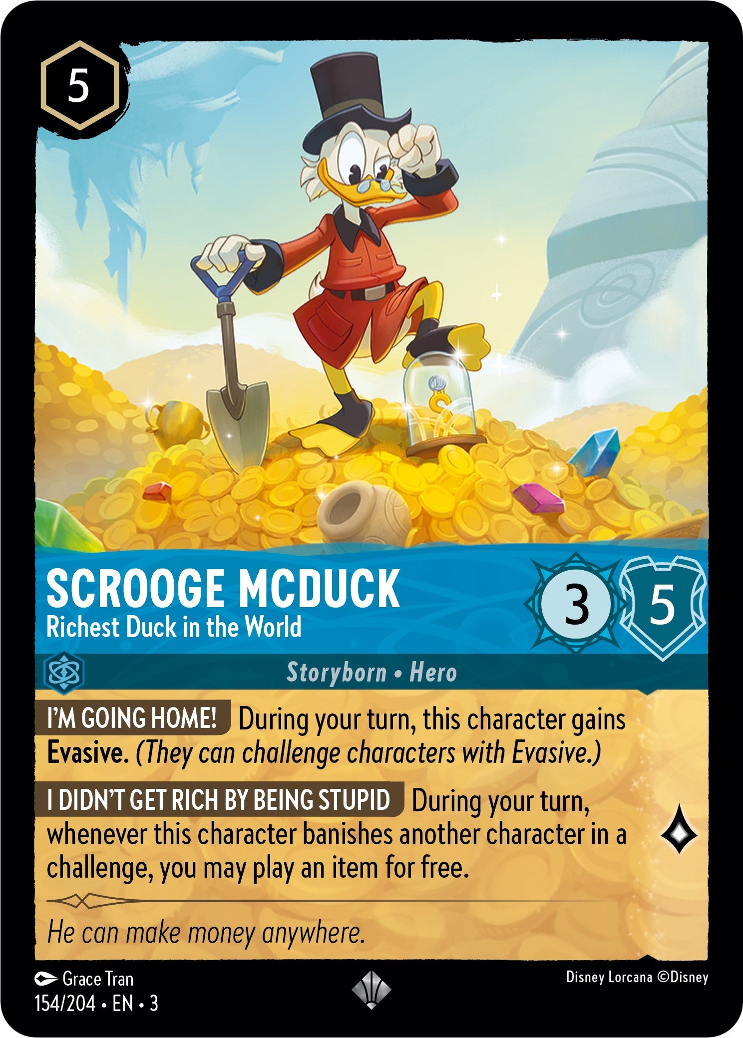 Scrooge McDuck - Richest Duck in the World (154/204) [Into the Inklands] | Red Riot Games CA