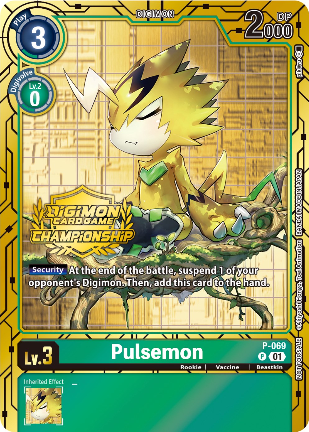 Pulsemon [P-069] (Championship 2023 Gold Card Set) [Promotional Cards] | Red Riot Games CA