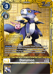 Dorumon [P-070] (Championship 2023 Gold Card Set) [Promotional Cards] | Red Riot Games CA