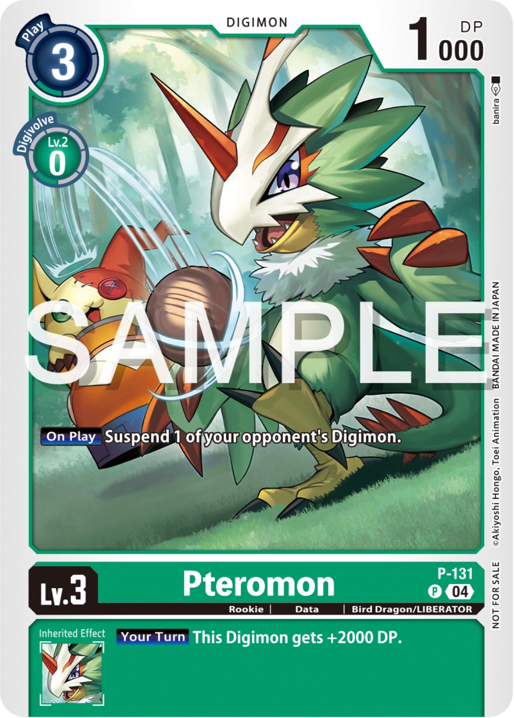 Pteromon [P-131] (Digimon Liberator Promotion Pack) [Promotional Cards] | Red Riot Games CA