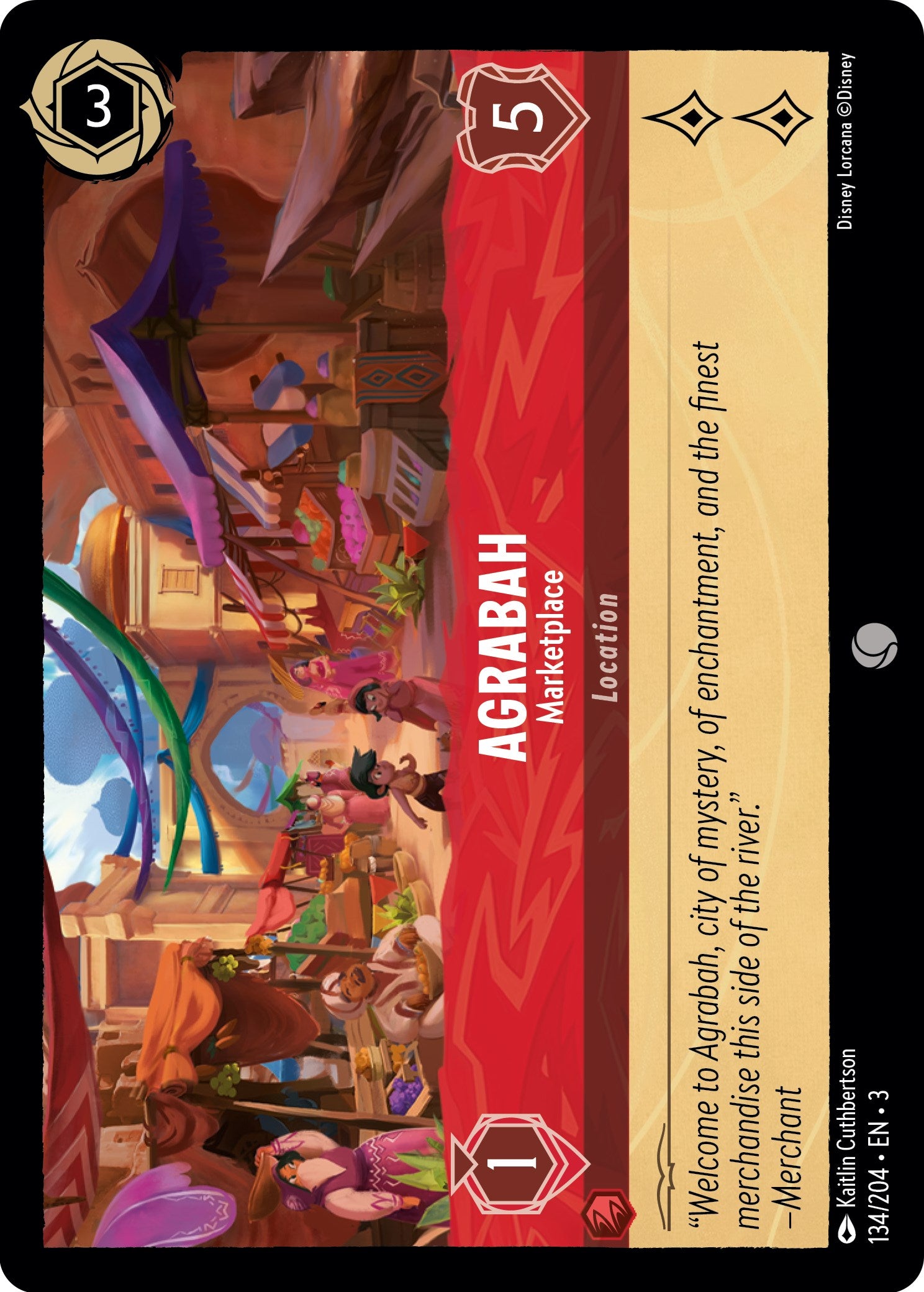 Agrabah - Marketplace (134/204) [Into the Inklands] | Red Riot Games CA