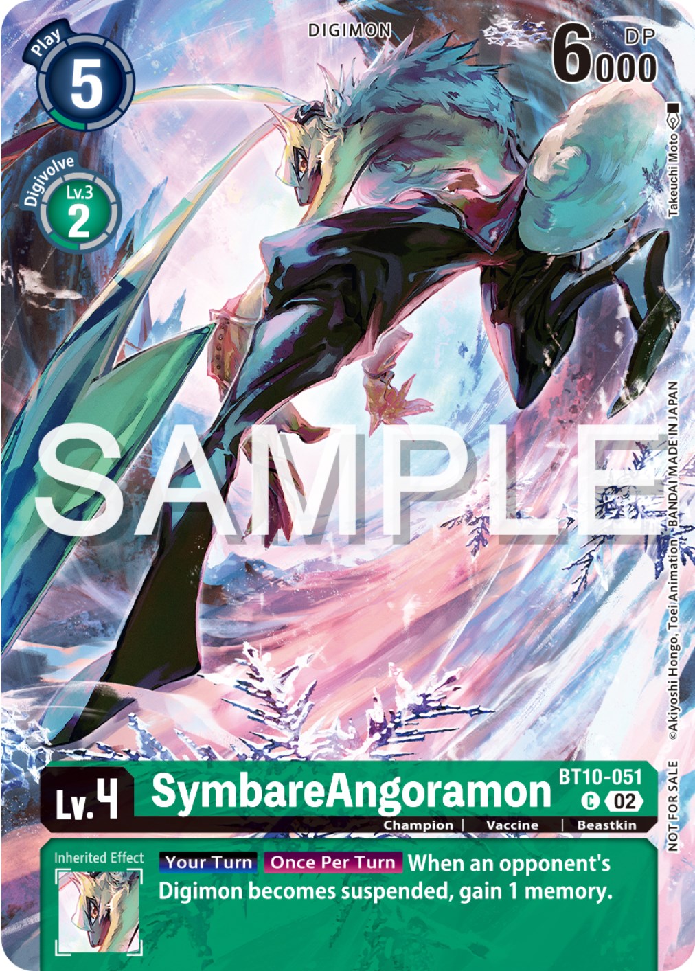 SymbareAngoramon [BT10-051] (Digimon Illustration Competition Pack 2023) [Xros Encounter Promos] | Red Riot Games CA