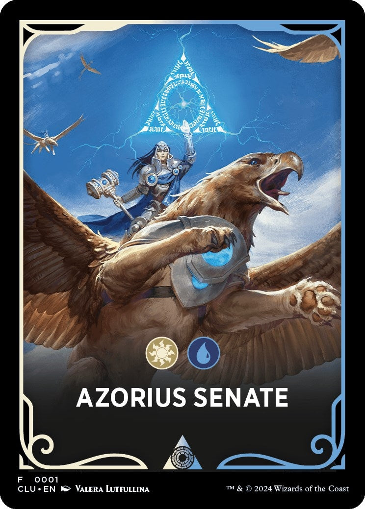 Image for Azorius Senate Theme Card (1) [CLU]