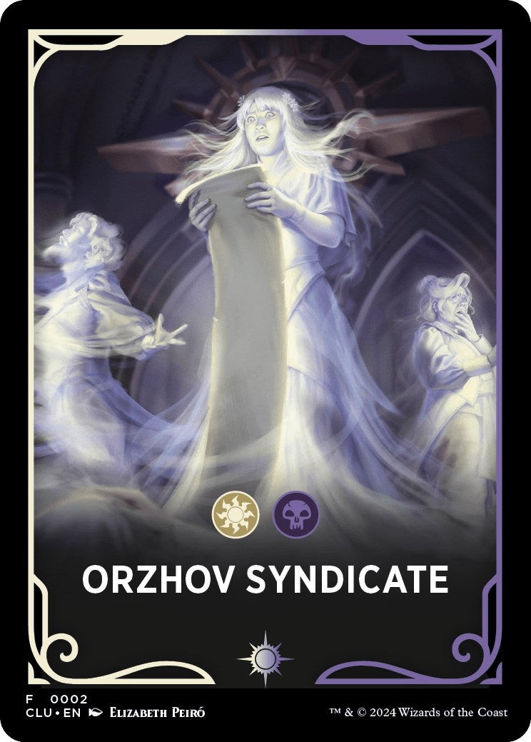 Image for Orzhov Syndicate Theme Card (2) [CLU]