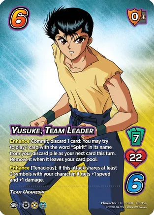Yusuke, Team Leader [Yu Yu Hakusho: Dark Tournament] | Red Riot Games CA