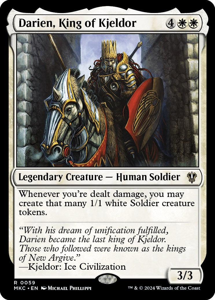 Darien, King of Kjeldor [Murders at Karlov Manor Commander] | Red Riot Games CA