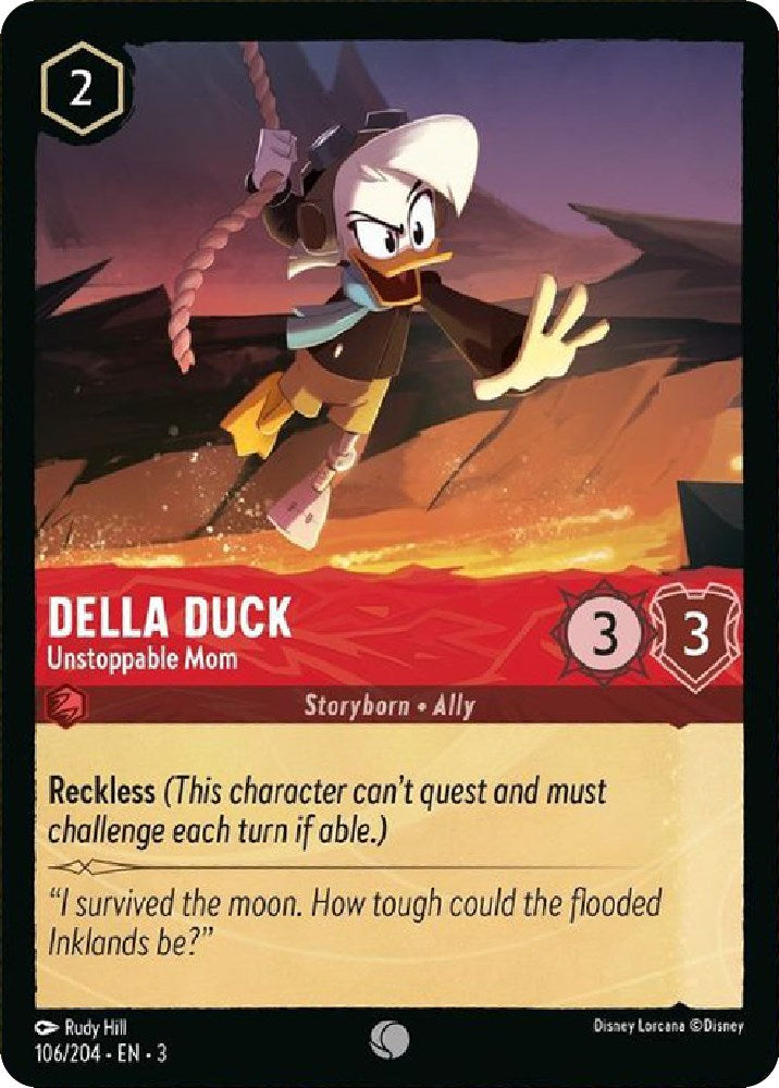 Della Duck - Unstoppable Mom (106/204) [Into the Inklands] | Red Riot Games CA