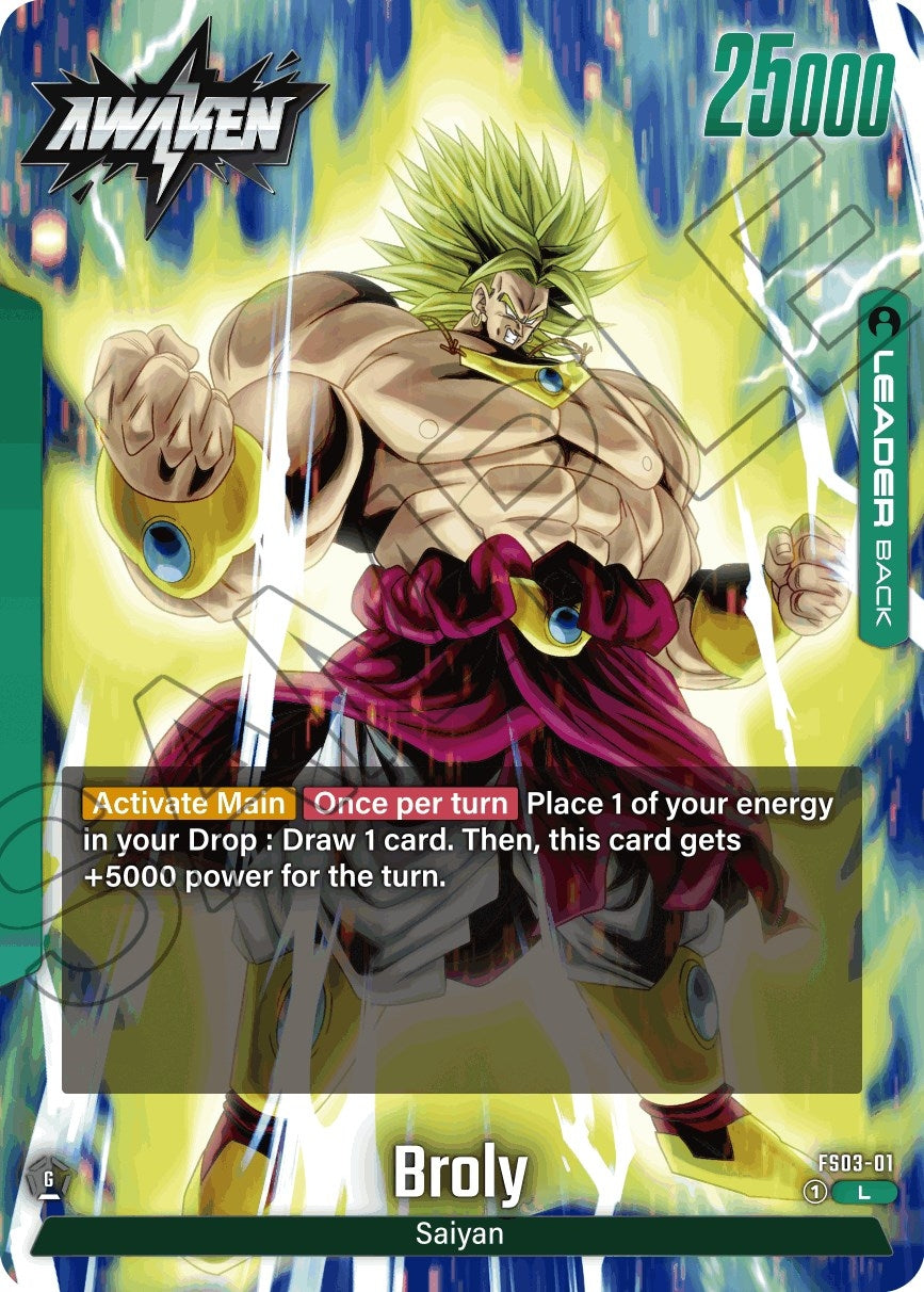 Image for Broly - FS03-01 (FS03-01) [Starter Deck 3: Broly]