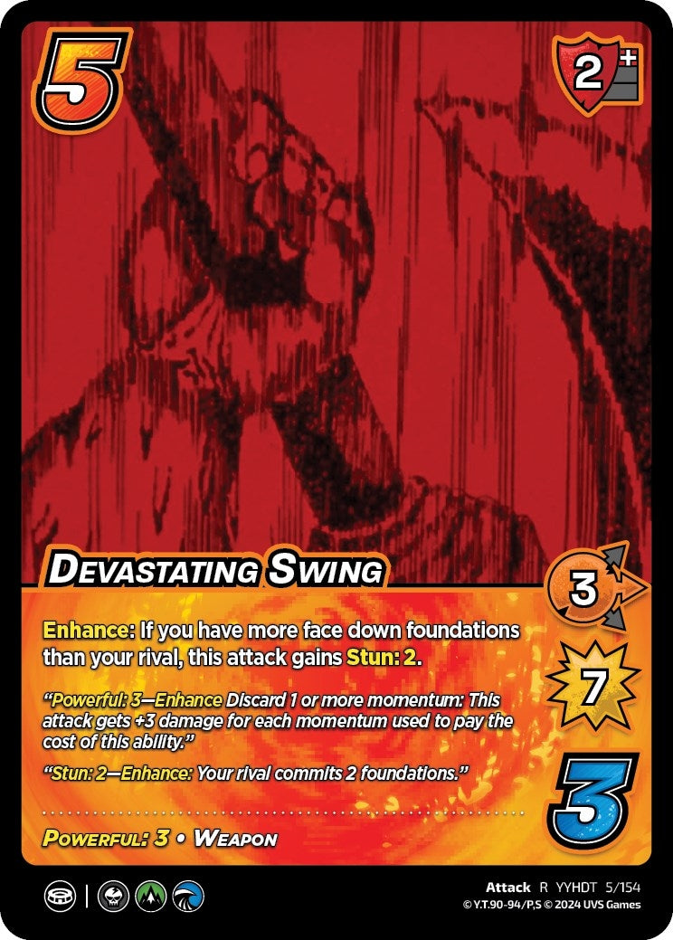 Image for Devastating Swing (5/154) (YDT) - UniVersus
