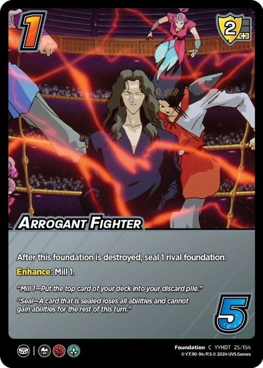 Image for Arrogant Fighter (25/154) (YDT) - UniVersus