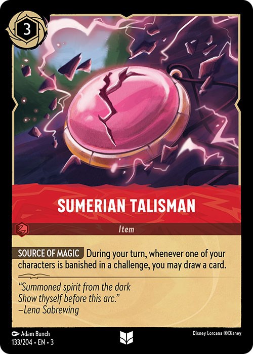 Sumerian Talisman (133/204) [Into the Inklands] | Red Riot Games CA