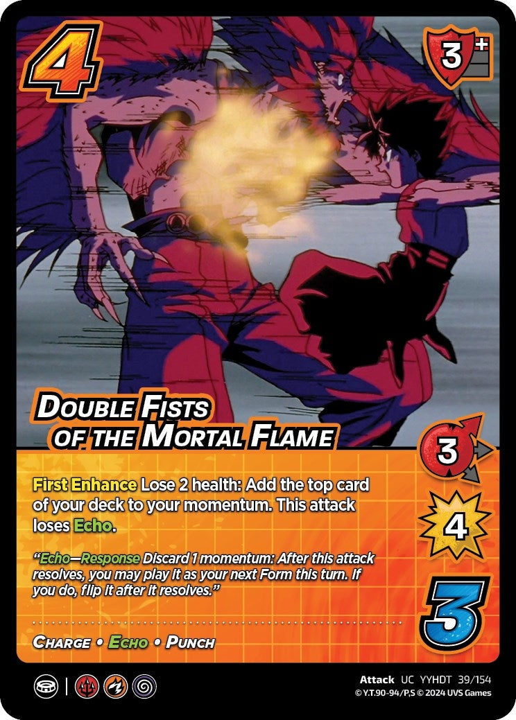 Image for Double Fists of the Mortal Flame (39/154) (YDT) - UniVersus
