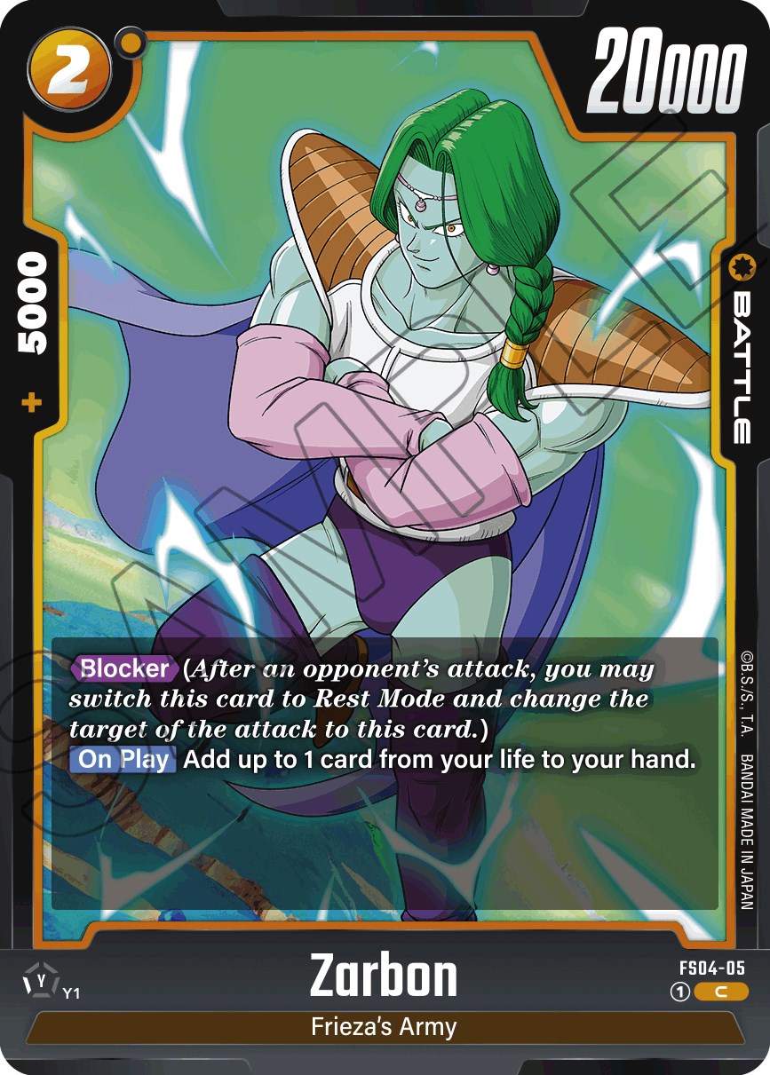 Zarbon [Starter Deck: Frieza] | Red Riot Games CA