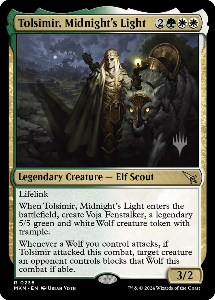 Tolsimir, Midnight's Light (Promo Pack) [Murders at Karlov Manor Promos] | Red Riot Games CA