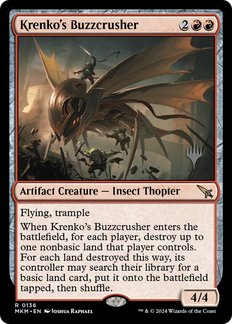 Krenko's Buzzcrusher (Promo Pack) [Murders at Karlov Manor Promos] | Red Riot Games CA