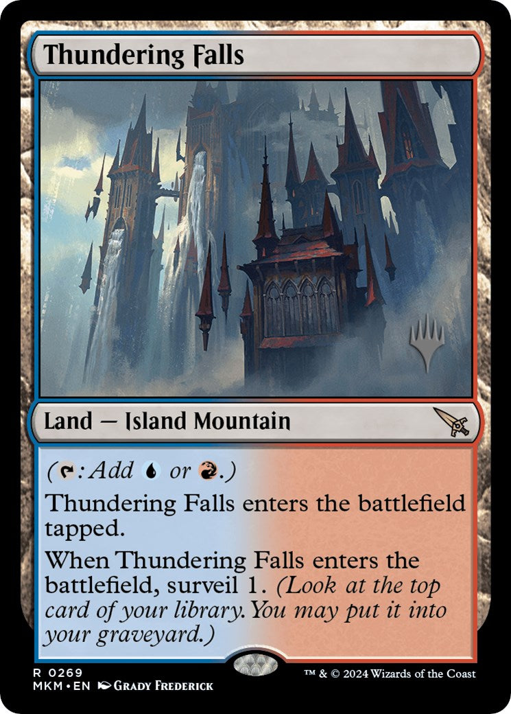 Thundering Falls (Promo Pack) [Murders at Karlov Manor Promos] | Red Riot Games CA