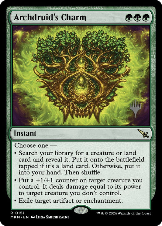 Archdruid's Charm (Promo Pack) [Murders at Karlov Manor Promos]