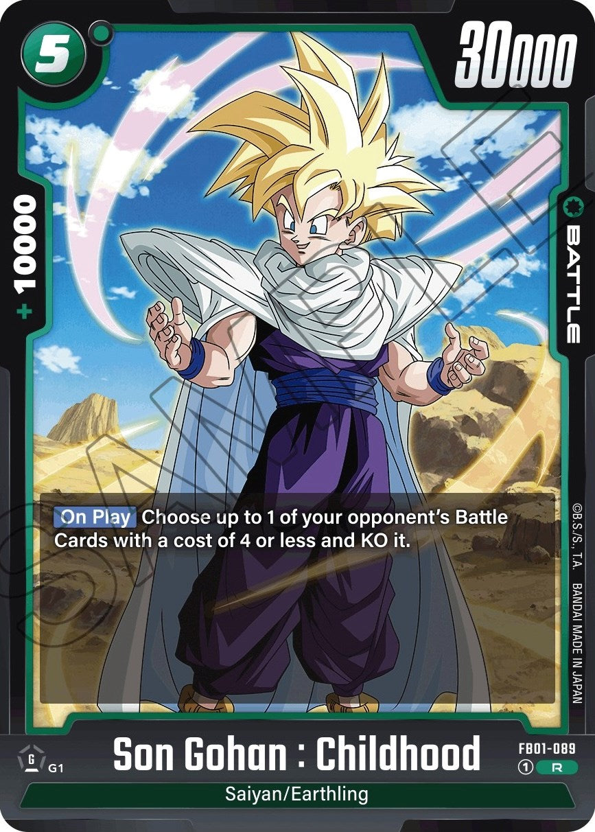 Son Gohan : Childhood (FB01-089) [Awakened Pulse] | Red Riot Games CA