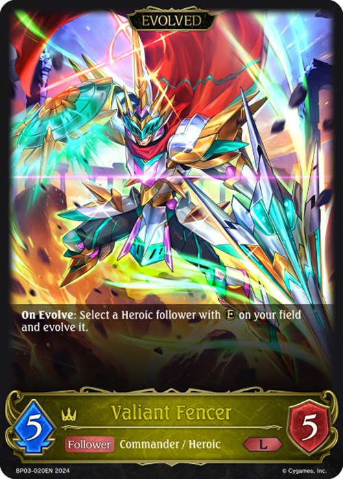 Valiant Fencer (BP03-020EN) [Flame of Laevateinn] | Red Riot Games CA