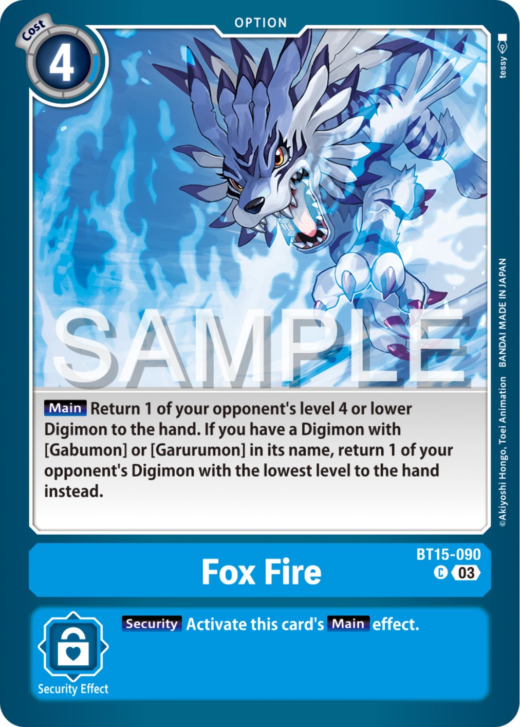 Fox Fire [BT15-090] [Exceed Apocalypse] | Red Riot Games CA