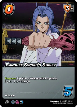 Banshee Sword's Shriek [Yu Yu Hakusho: Dark Tournament] | Red Riot Games CA
