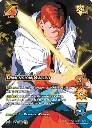 Dimension Sword (Alternate Art) [Yu Yu Hakusho: Dark Tournament] | Red Riot Games CA