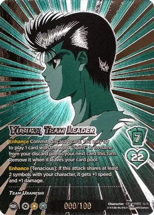 Yusuke, Team Leader (Serial Numbered) - Yu Yu Hakusho: Dark Tournament (YDT) | Red Riot Games CA