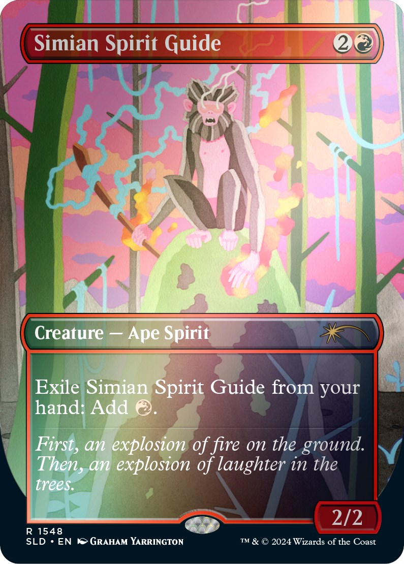 Simian Spirit Guide (Rainbow Foil) [Secret Lair Drop Series] | Red Riot Games CA