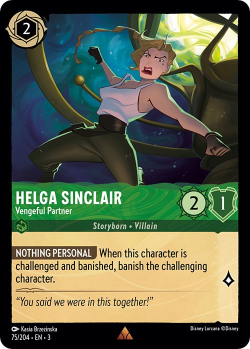 Helga Sinclair - Vengeful Partner (75/204) [Into the Inklands] | Red Riot Games CA