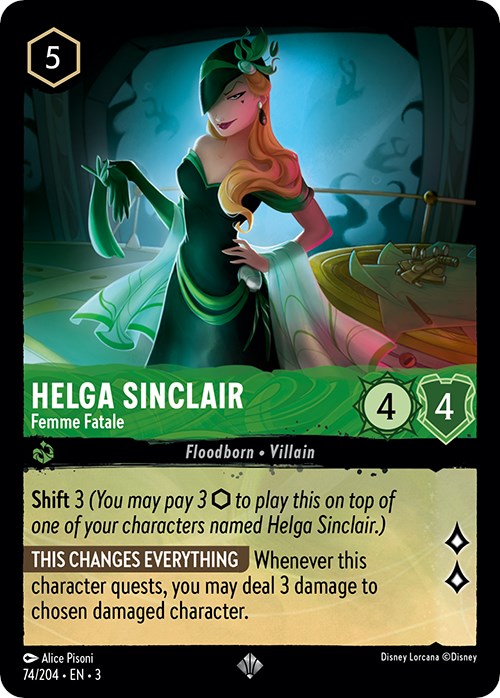 Helga Sinclair - Femme Fatale (74/204) [Into the Inklands] | Red Riot Games CA