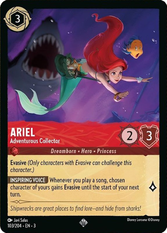 Ariel - Adventurous Collector (103/204) [Into the Inklands] | Red Riot Games CA