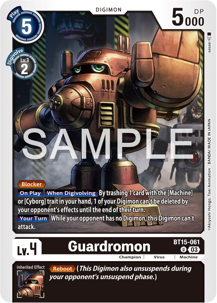 Guardromon [BT15-061] [Exceed Apocalypse] | Red Riot Games CA
