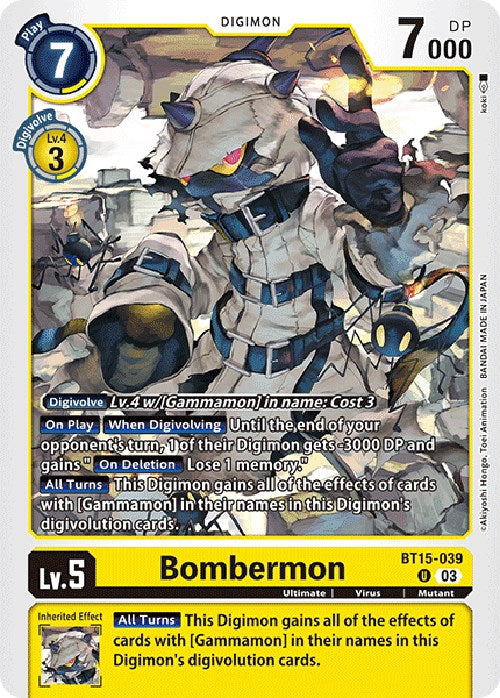 Bombermon [BT15-039] [Exceed Apocalypse] | Red Riot Games CA