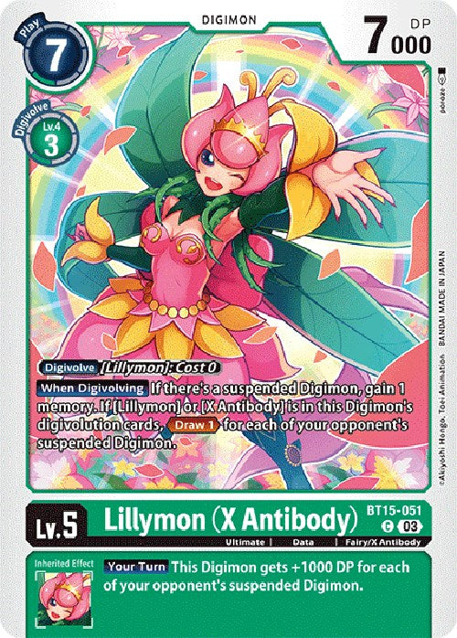 Lillymon (X Antibody) [BT15-051] [Exceed Apocalypse] | Red Riot Games CA