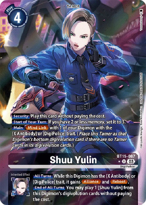 Shuu Yulin [BT15-087] (Alternate Art) [Exceed Apocalypse] | Red Riot Games CA