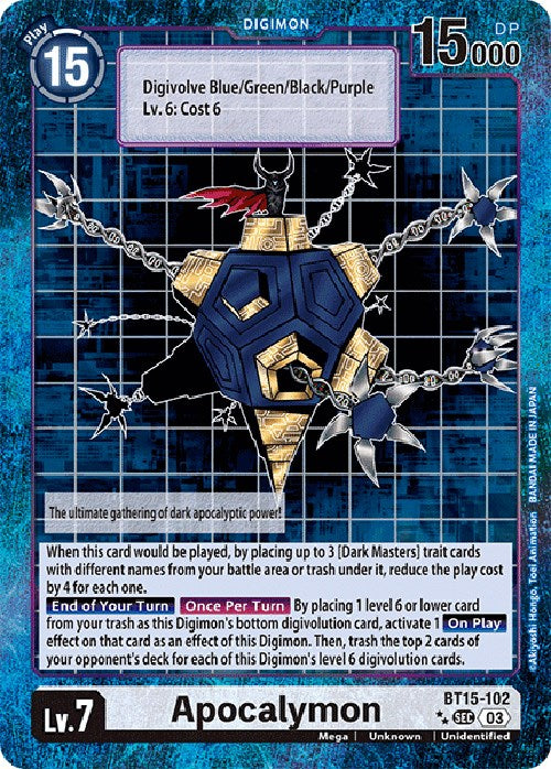 Apocalymon [BT15-102] (Special Edition Alternate Art) [Exceed Apocalypse] | Red Riot Games CA