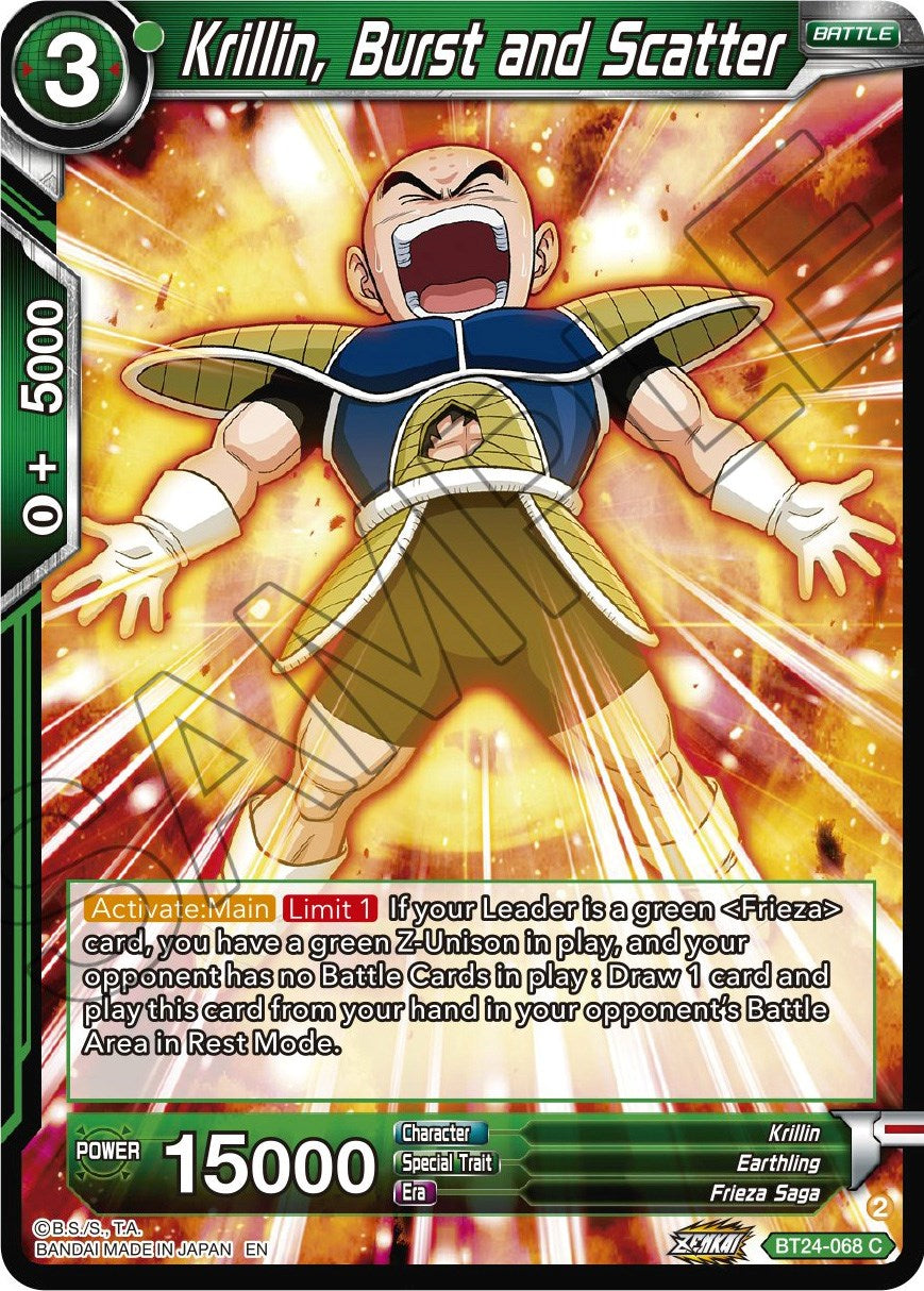 Krillin, Burst and Scatter (BT24-068) [Beyond Generations] | Red Riot Games CA
