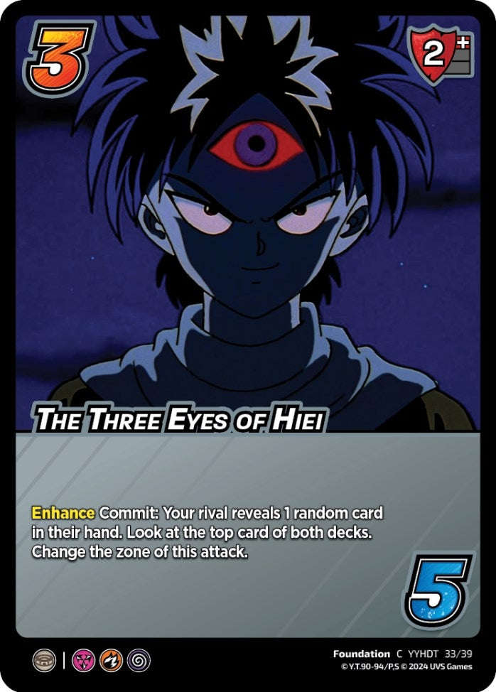 Image for The Three Eyes of Hiei (Time Shifted) (33/39) (YDT) - UniVersus