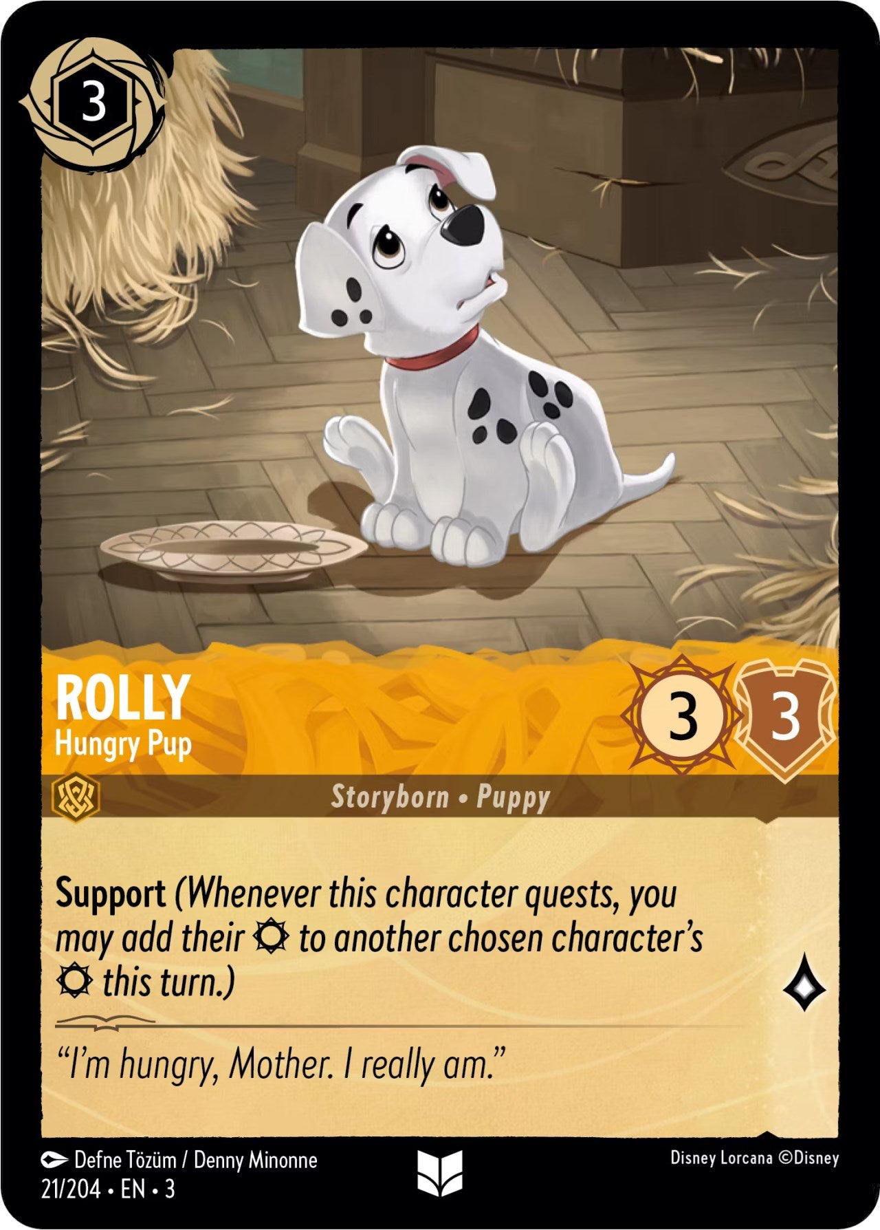 Rolly - Hungry Pup (21/204) [Into the Inklands] | Red Riot Games CA