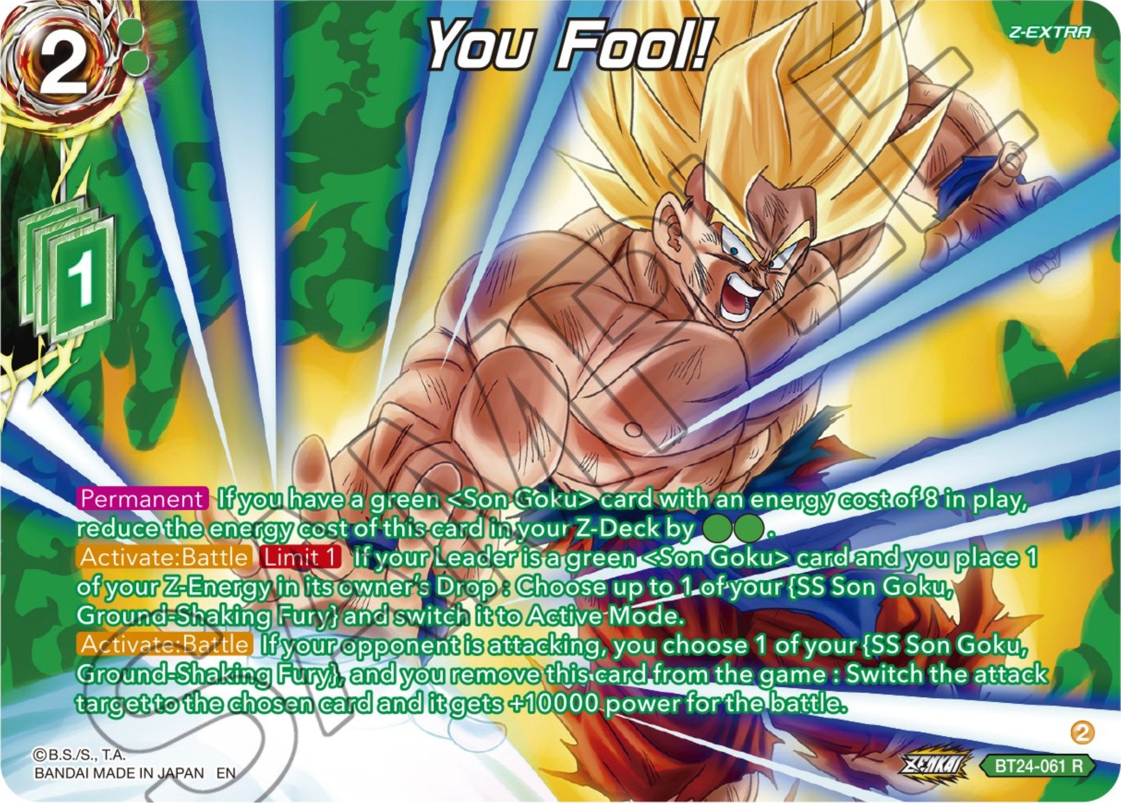 You Fool! (Collector Booster) (BT24-061) [Beyond Generations] | Red Riot Games CA