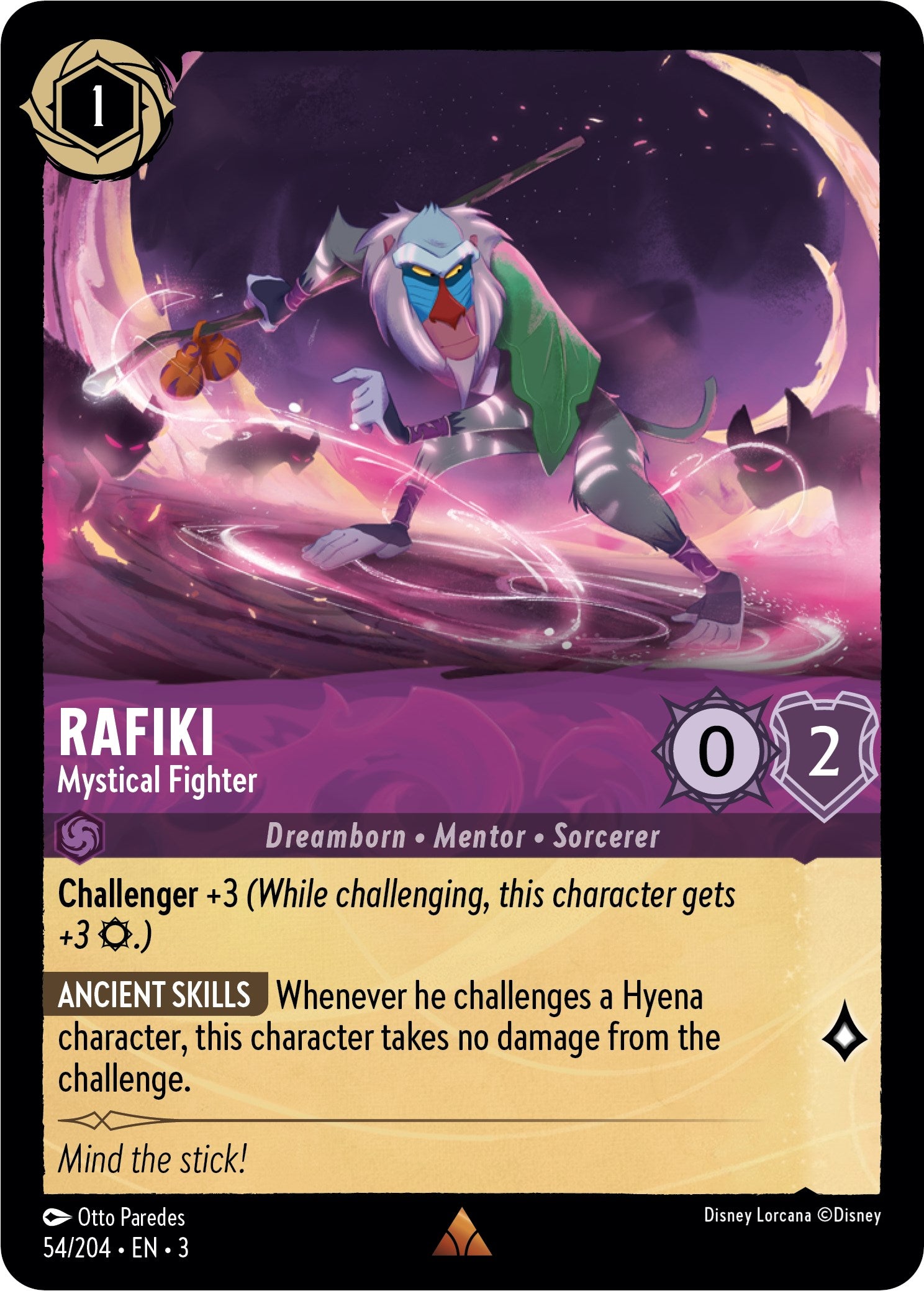 Rafiki - Mystical Fighter (54//204) [Into the Inklands] | Red Riot Games CA