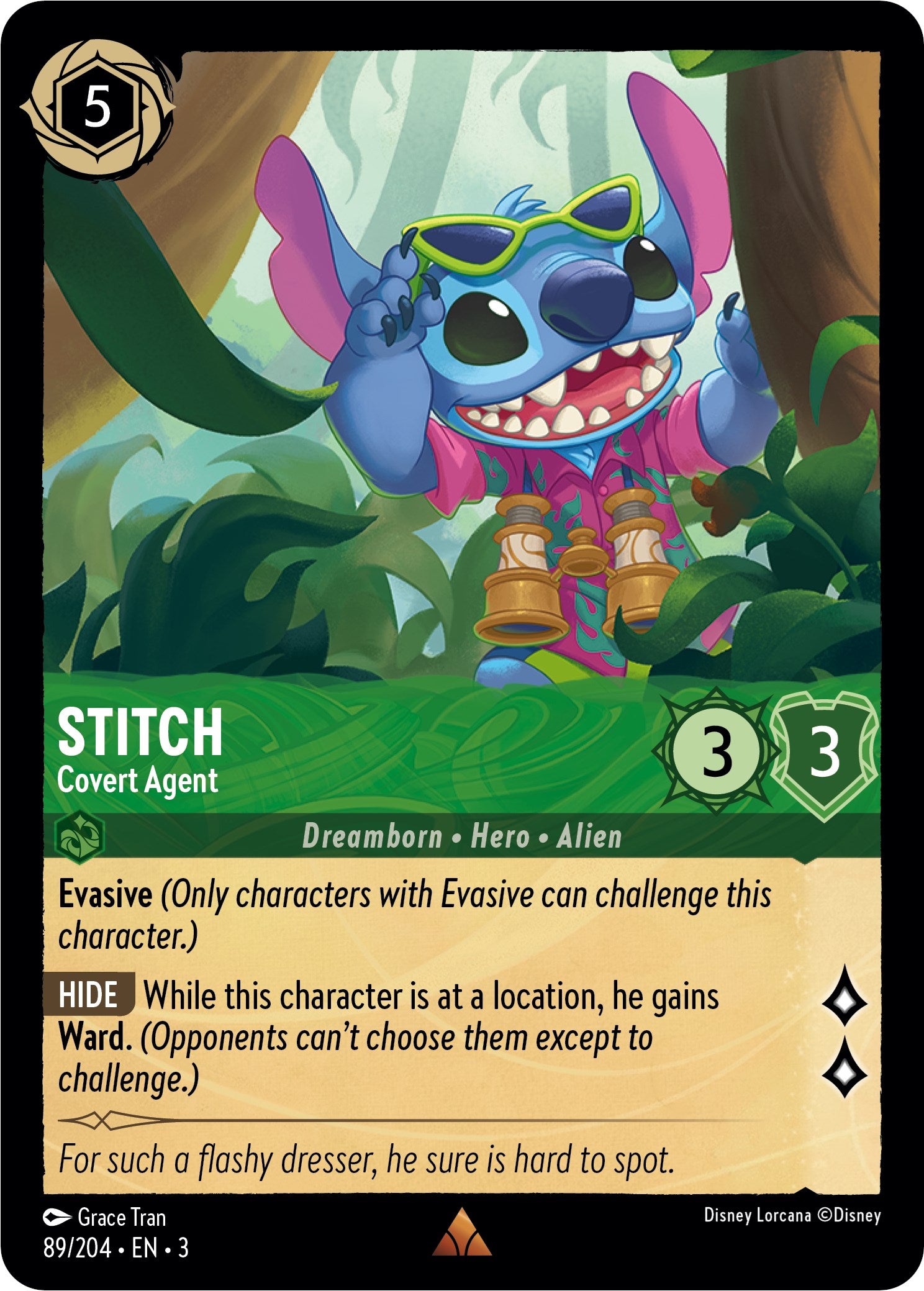 Stitch - Covert Agent (89//204) [Into the Inklands] | Red Riot Games CA