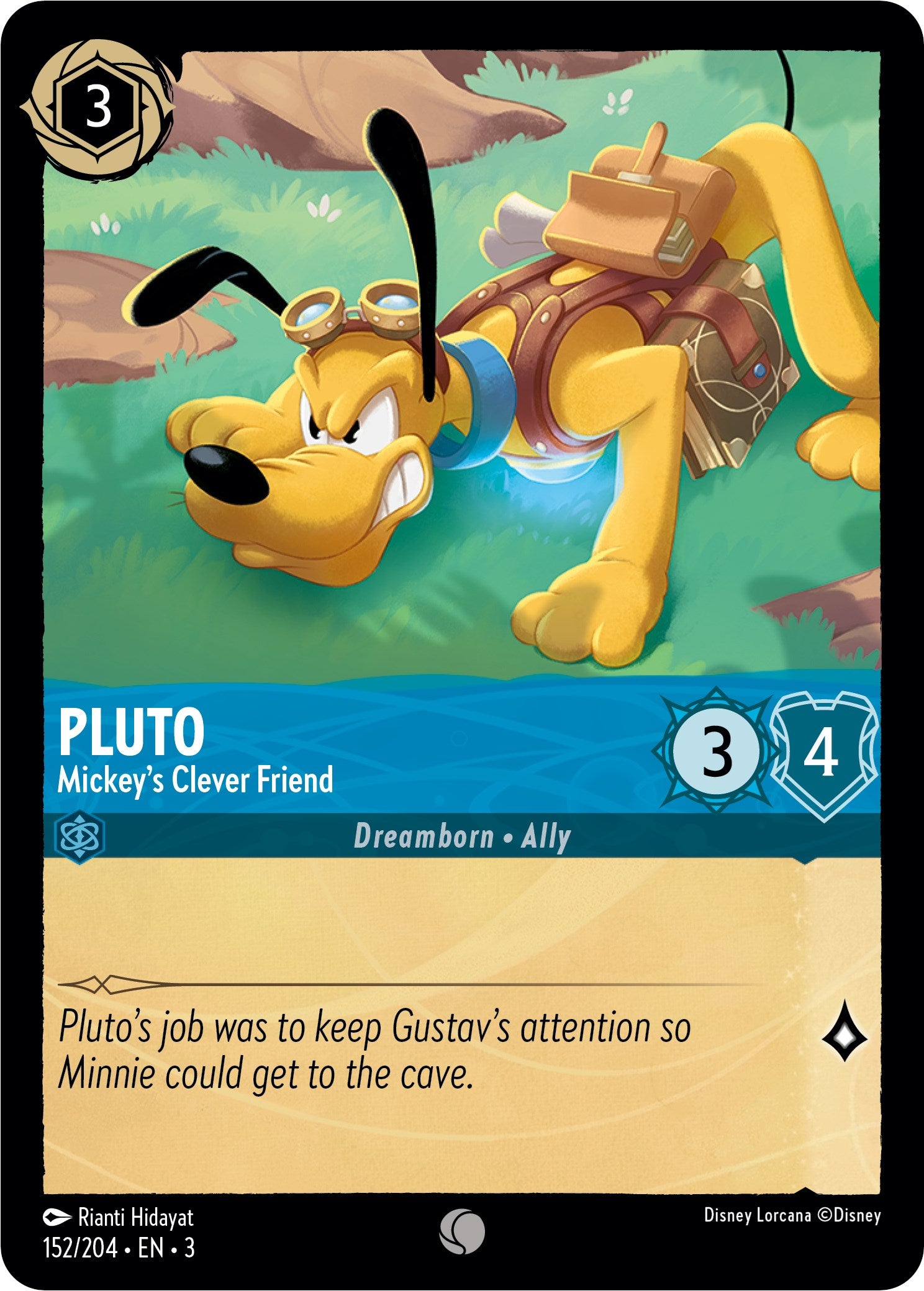 Pluto - Mickey's Clever Friend (152/204) [Into the Inklands] | Red Riot Games CA