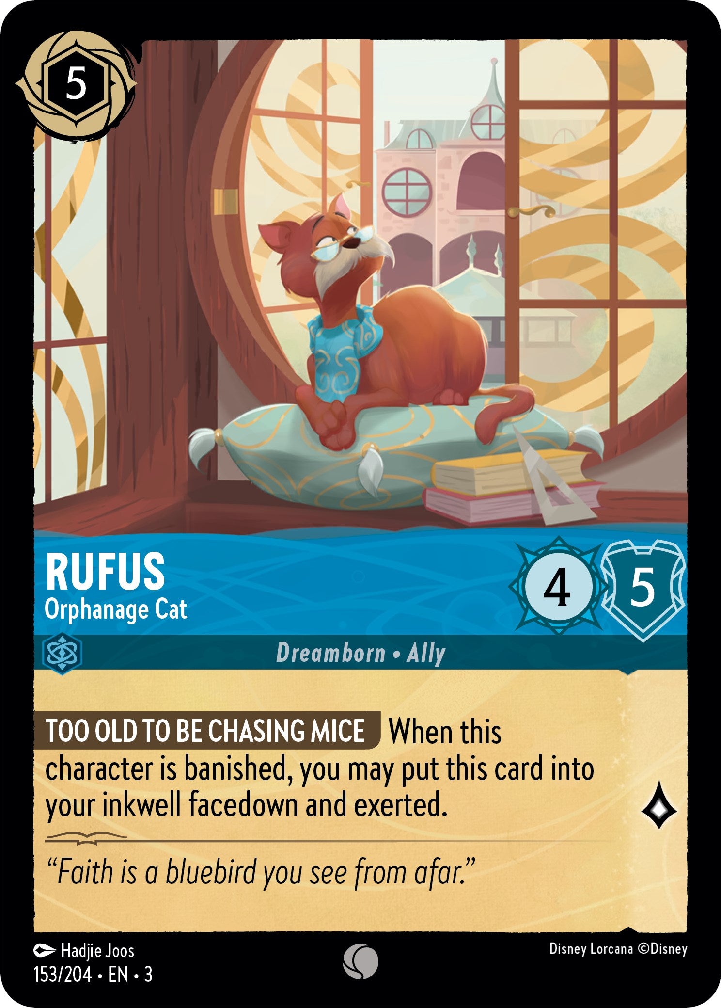 Rufus - Orphanage Cat (153/204) [Into the Inklands] | Red Riot Games CA