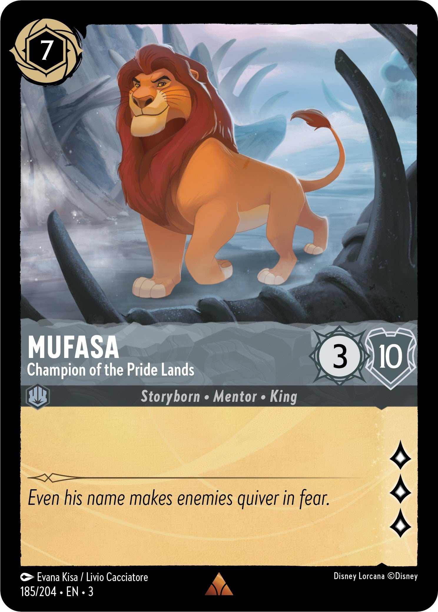 Mufasa - Champion of the Pride Lands (185/204) [Into the Inklands] | Red Riot Games CA