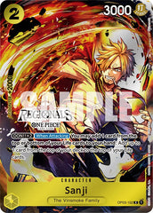 Sanji (Online Regional 2024) [Participant] [One Piece Promotion Cards] | Red Riot Games CA