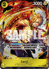 Sanji (Offline Regional 2024) [Participant] [One Piece Promotion Cards] | Red Riot Games CA