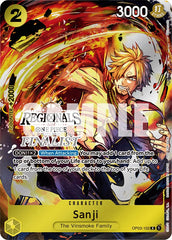 Sanji (Offline Regional 2024) [Finalist] [One Piece Promotion Cards] | Red Riot Games CA